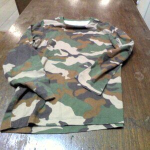 Boy's L 10/12 Wonder Nation camo long sleeve shirt